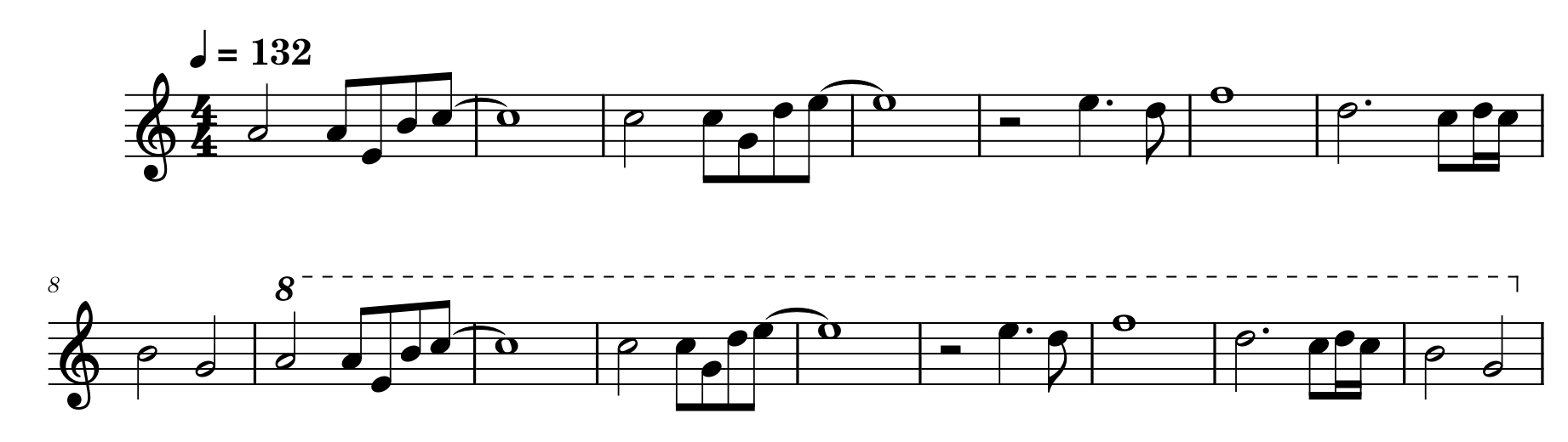 A partial transcription of Farewell.